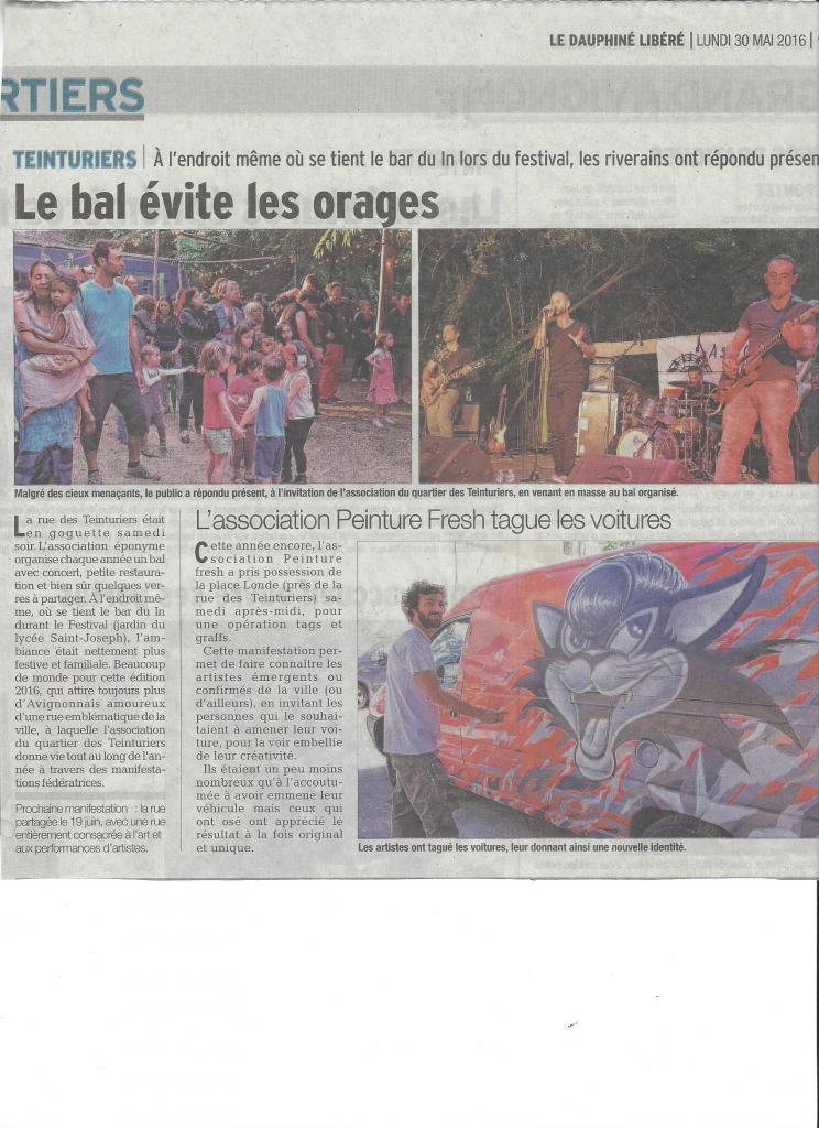 Dauphiné Libéré lundi 30 mai 2016 001