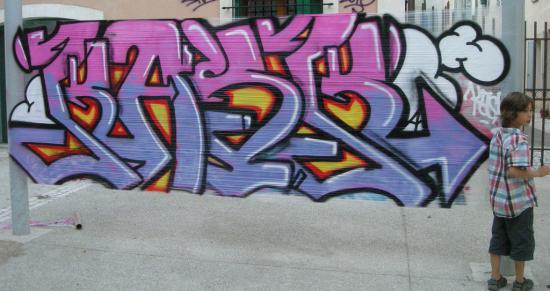 en rose et bleu....