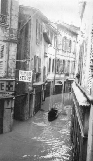 Innondation Nov.1935 Me Ouvier rue Bonneterie (don Michel BOURGUE)
