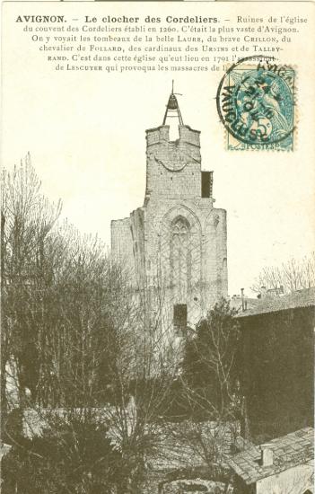 Le clocher des Cordeliers (don Michel BOURGUE)