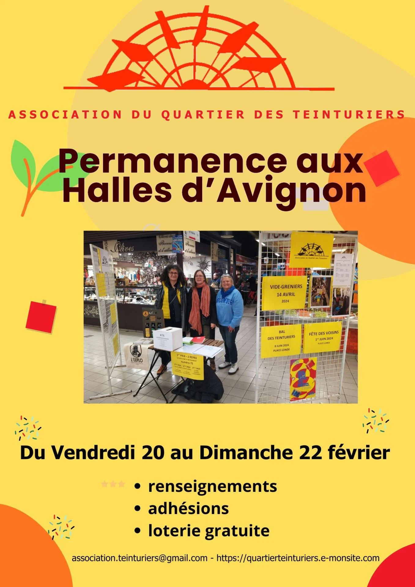 Permanence aux halles